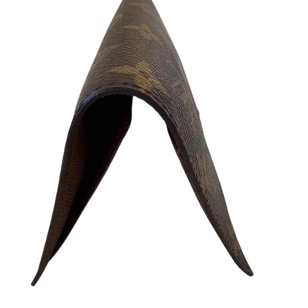 Louis Vuitton Brown Textured Leather Passport/Card Holder - Picture 4 of 10